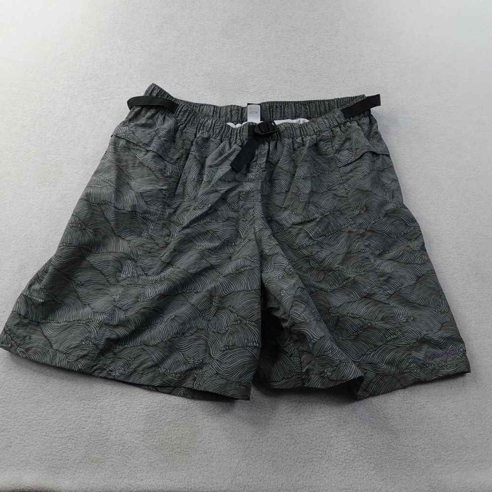 Vintage Patagonia River Shorts Mens XL Gray Wave Print Nylon 57084 SP02 2002